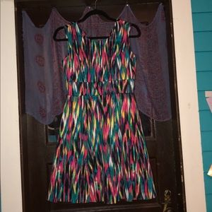 Multi colored Calvin Klein dress